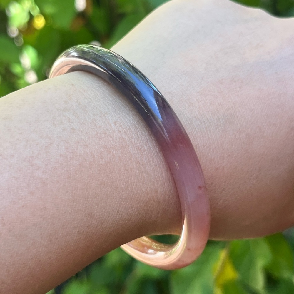 60mm skinny purple quartzite bangle 1555